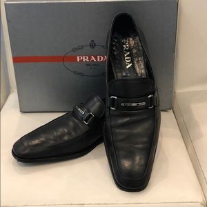 Prada Black Mens Dress Shoe